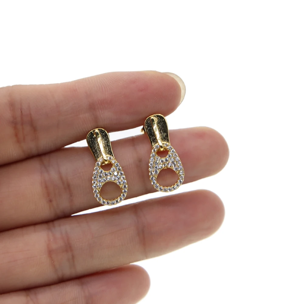 Новый персонализированное милое в форме молнии серьги клипс серебро 925 ювелирные