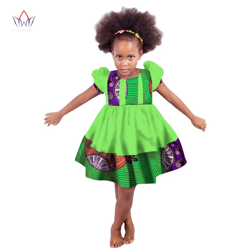 АФРИКАНСКАЯ ДЕВУШКА Костюмы дети Дашики традиционные хлопок Платья для женщин