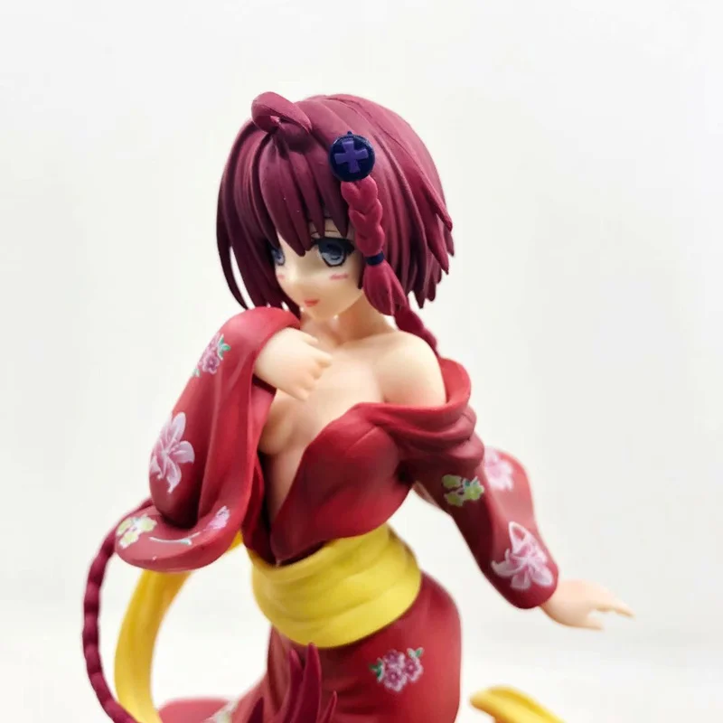

Anime To love Ru Kurosaki Meia Bathrobe Ver PVC Action Figure Collectible Model doll toy 19cm