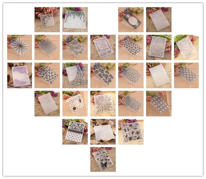 4 NN New Arrival Presell 3D plastic embossing template for DIY Scrapbooking/photo album Decorative Embossing Paper Cards | Дом и сад