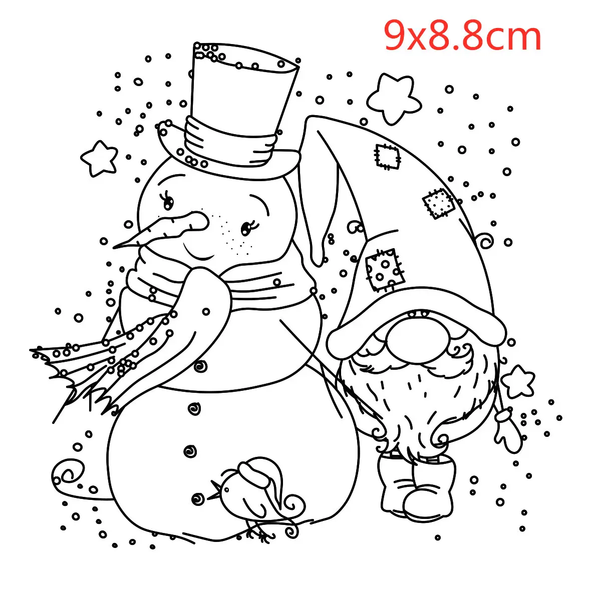 Изысканный прозрачный силиконовый каучук Санта Клауса/Рождественский альбом