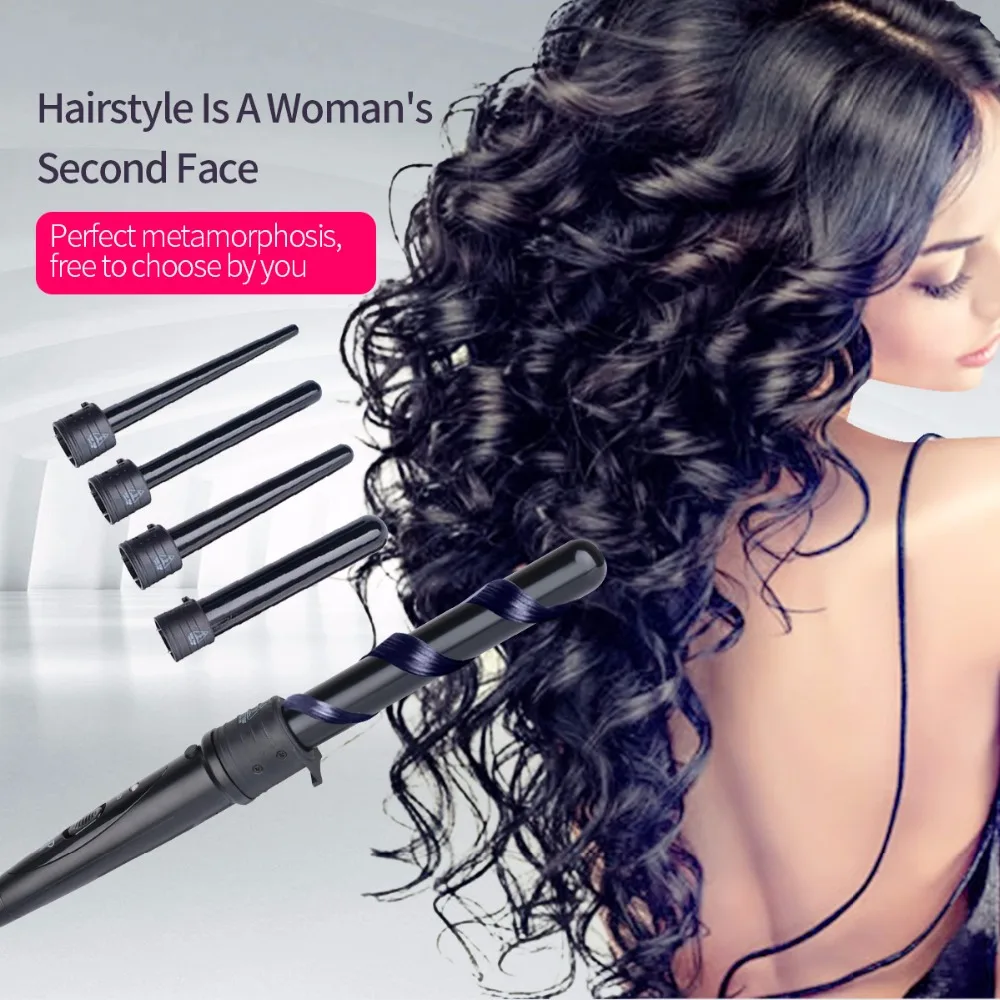 5 в 1 щипцы для завивки волос профессиональные турмалин керамический инструмент