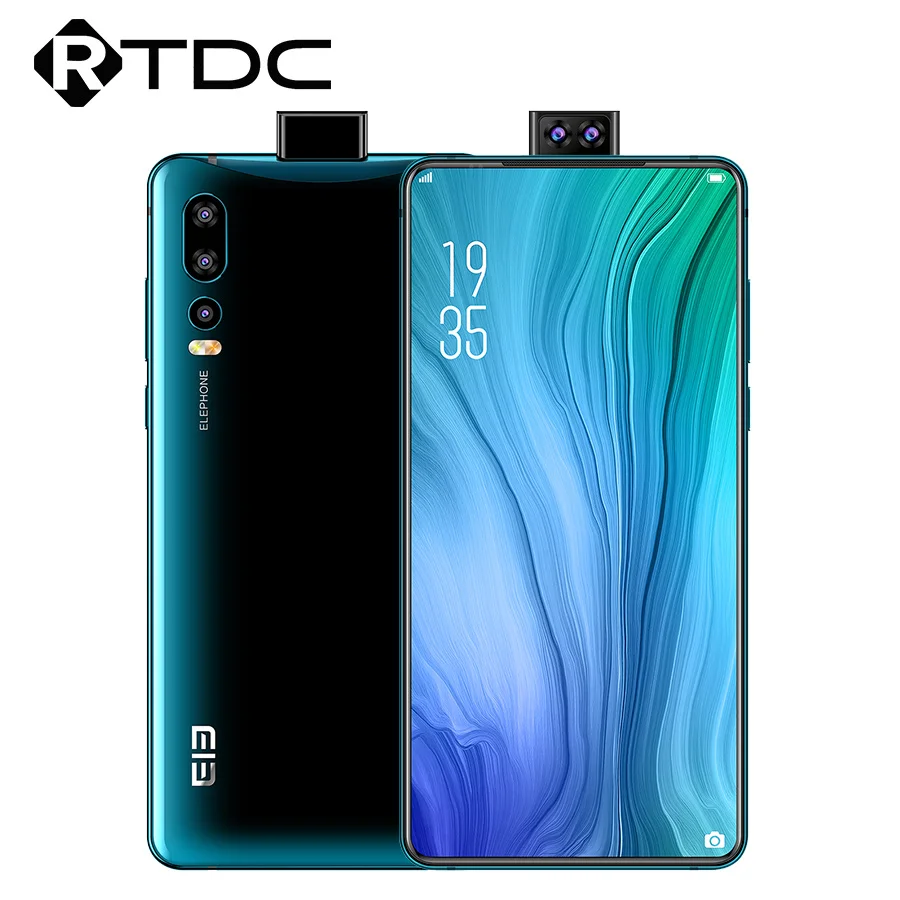 Elephone U2 16MP Pop Up Камера 6 26 &quotFHD + безрамочный экран с Экран Android 9 0 MT6771T Octa Core ГБ 128 Face ID 4