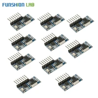 funshion 10 pcs 433mhz wireless remote control switch 4ch rf relay 1527 encoding learning module for light receiver diy kit