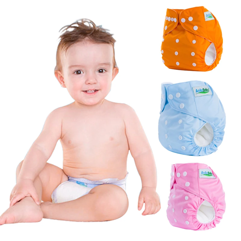 

Регулируемые тренировочные штаны для младенцев, хлопковые многоразовые тканевые подгузники, моющиеся детские дышащие Экологичное нижнее ...
