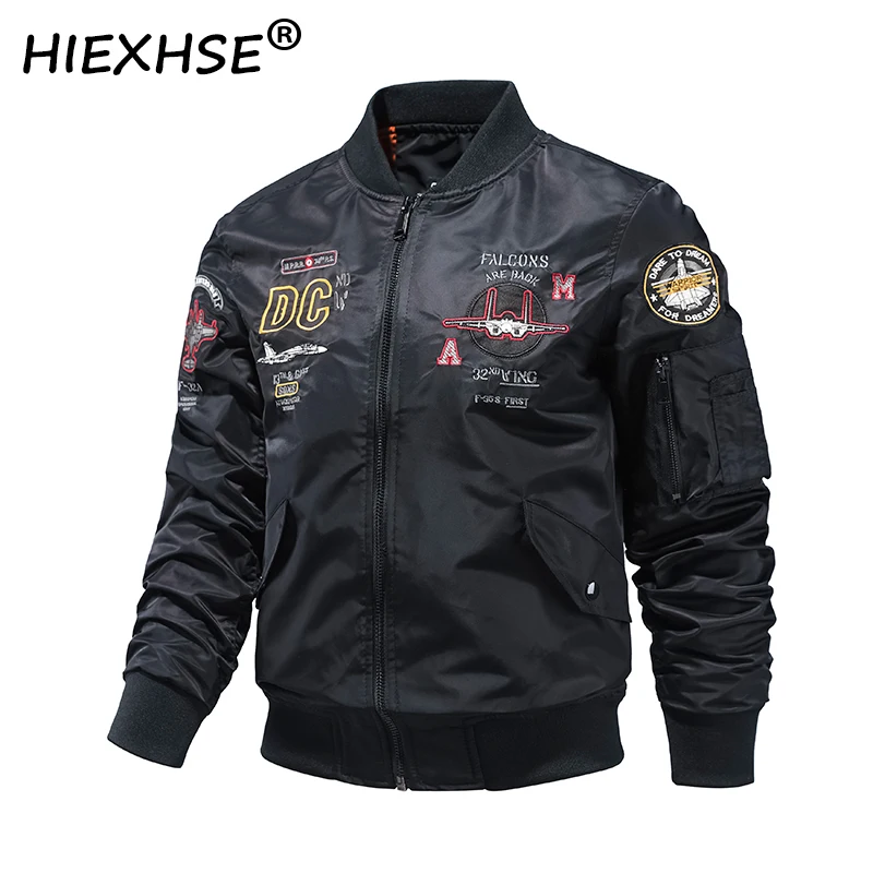 Мужская мотоциклетная куртка HIEXHSE новая осенне зимняя мужская из искусственной