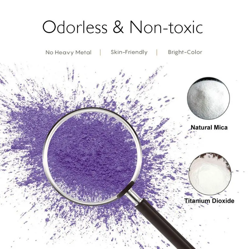52 Цвета Слюда Порошок перламутровый пигмент смола цвет муравьиная кожа