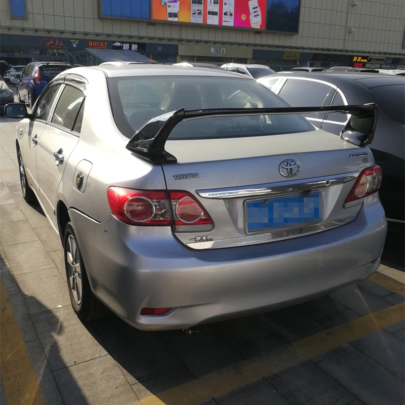 Спойлер для TOYOTA Corolla 2006-2013 Высокое качество ABS Материал заднее крыло автомобиля