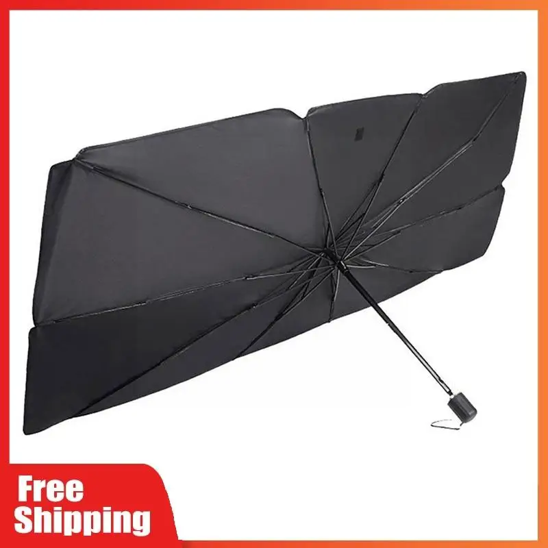 

New Car Parasol Car Windshield Cover UV Protection Falling Prevent Front Folding Shade Wear-resistant Umbrella Sun Auto Win C9X5