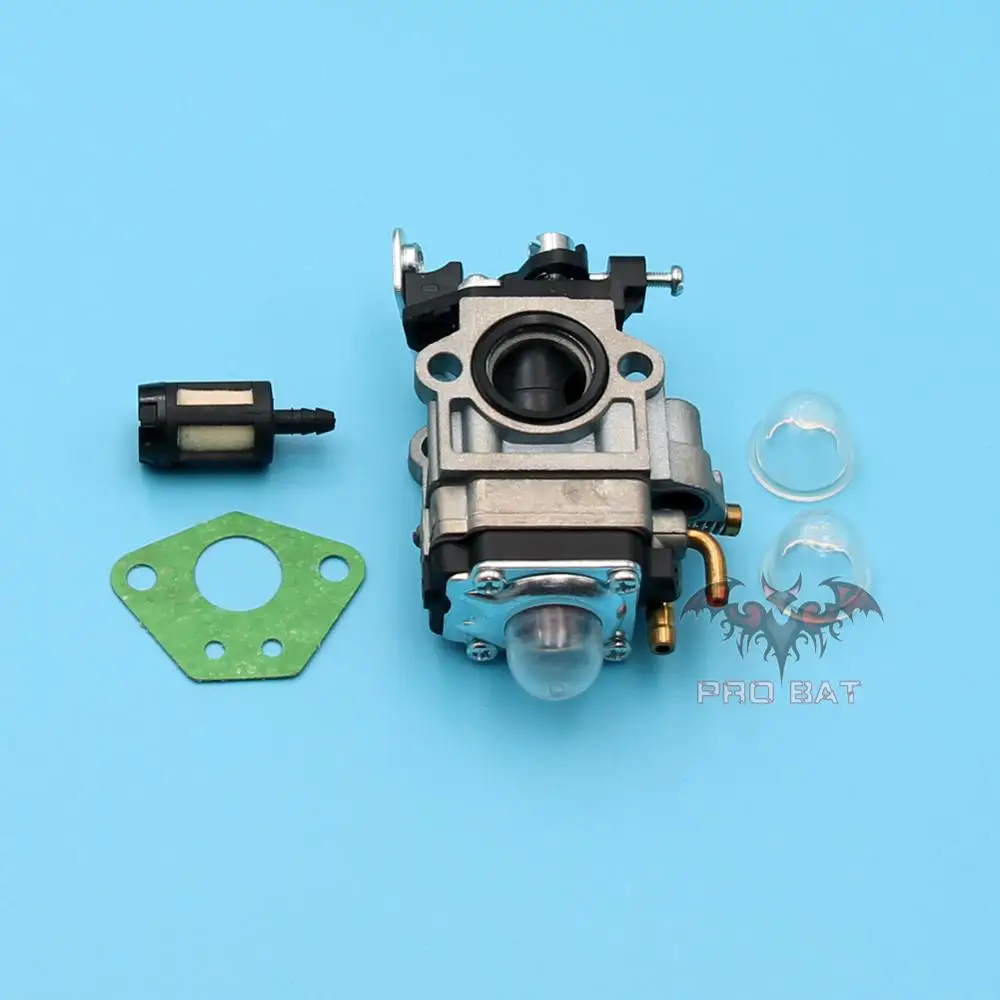 Карбюратор 15 мм прокладка Праймер лампа топливный фильтр 43cc 47cc 49cc 50cc 2-тактный 40-5