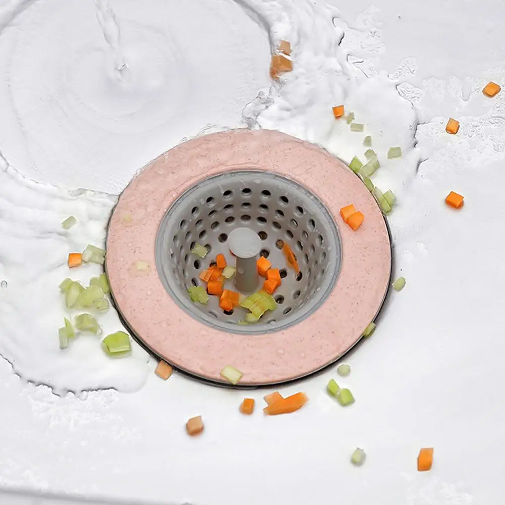 Кухонный фильтр силиконовое ситечко из пшеничной соломы сток для ванной комнаты