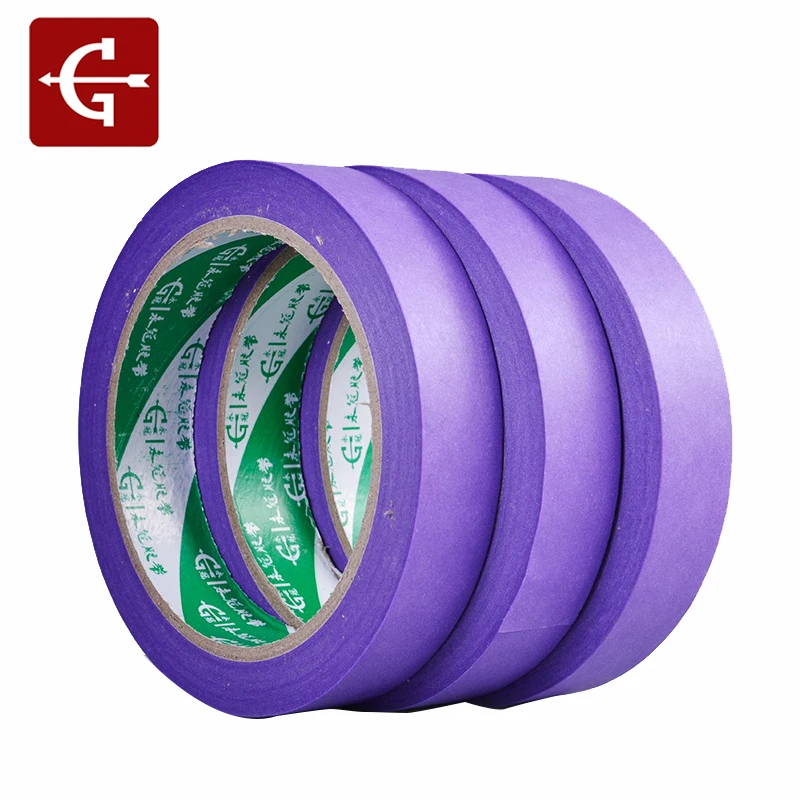 Маскировочная лента фиолетового цвета 25 м декоративная бумага для укрытия легко