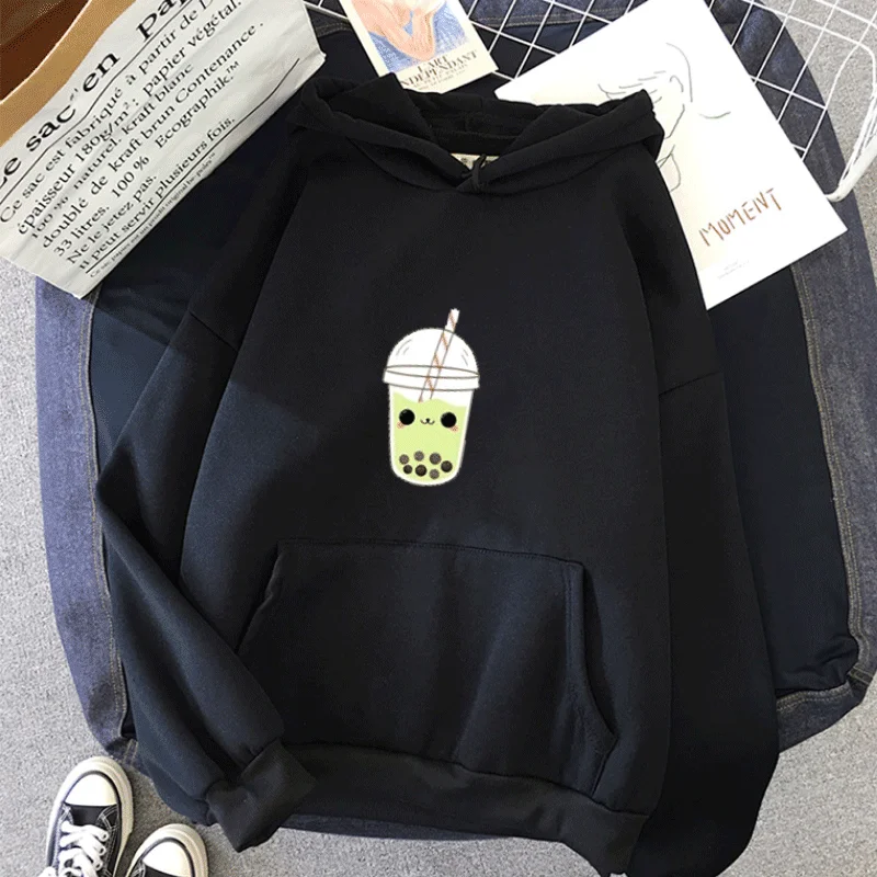 

Women's Hoodies Kawaii Hoodie Print Sweatshirt Autumn Winter Full Sleeve Woman Hoody Female Sudaderas Mujer