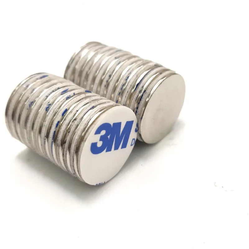10PCS/LOT disc magnet 20x1 20x1.5 Belt with 3M self - adhesive N52 NdFeB Dia 20 x 2 Magnetic standard | Обустройство дома