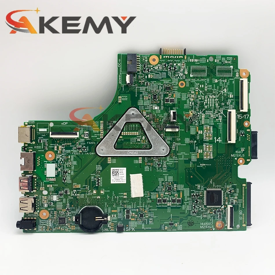 Оригинальная материнская плата для ноутбука DELL Inspiron 3542 3442 SR1EF I5-4210U CN-06YPRH 06YPRH 13269-1 |