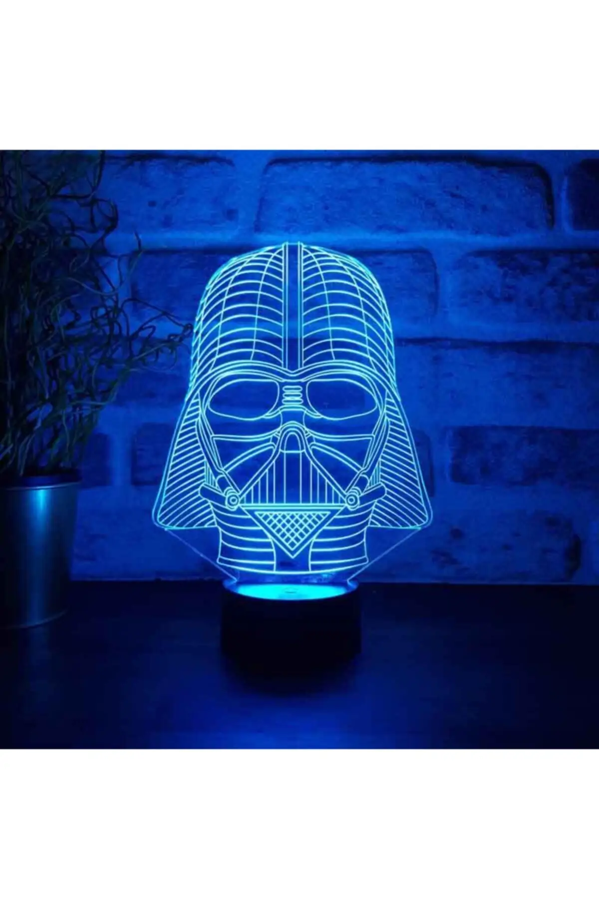 3D Darth Vader Helmet Face Lamp 7 Different Light Colors Table Desk Night Lights | Лампы и освещение