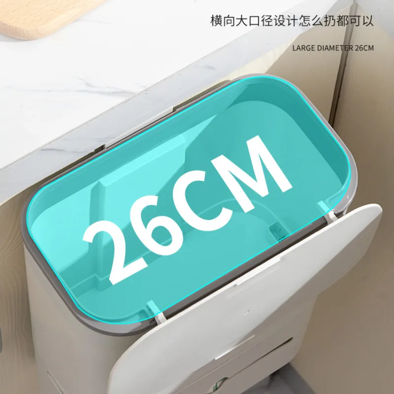 Настенная корзина для мусора кухонный пластиковый компостный складной