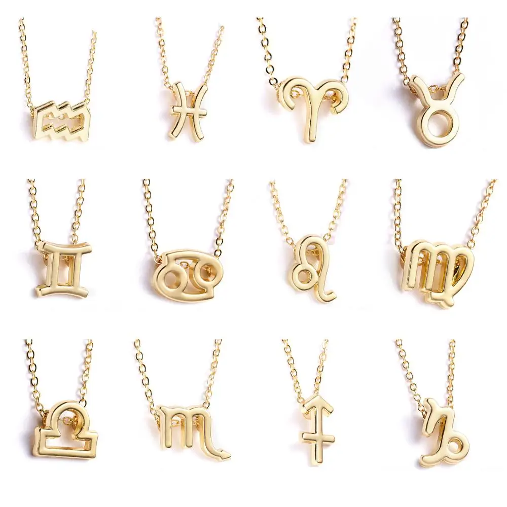 Трендовое винтажное ожерелье с 12 кулонами в виде созвездия для женщин и девочек