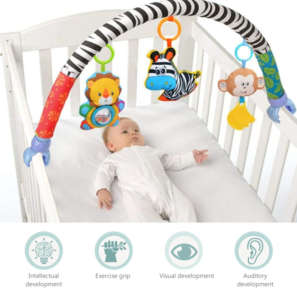 

Baby Stroller Hanging Baby Stroller Clip Pendant Pushchair Clip Rattle