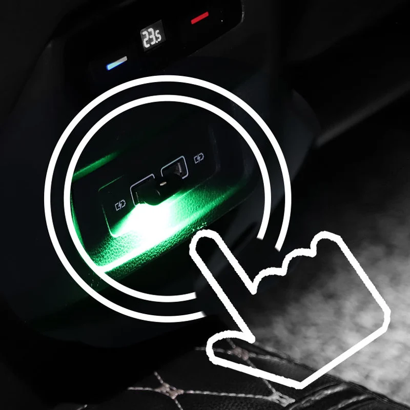 Автоматический RGB-светодиод для автомобиля USB-подсветка Honda Civic Accord Jazz подходит CRV