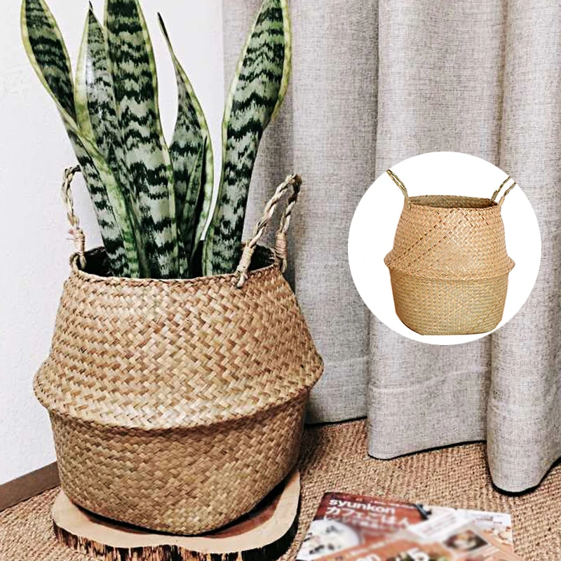 Новинка 2020 бамбуковые корзины для хранения ручной работы складная плетеная