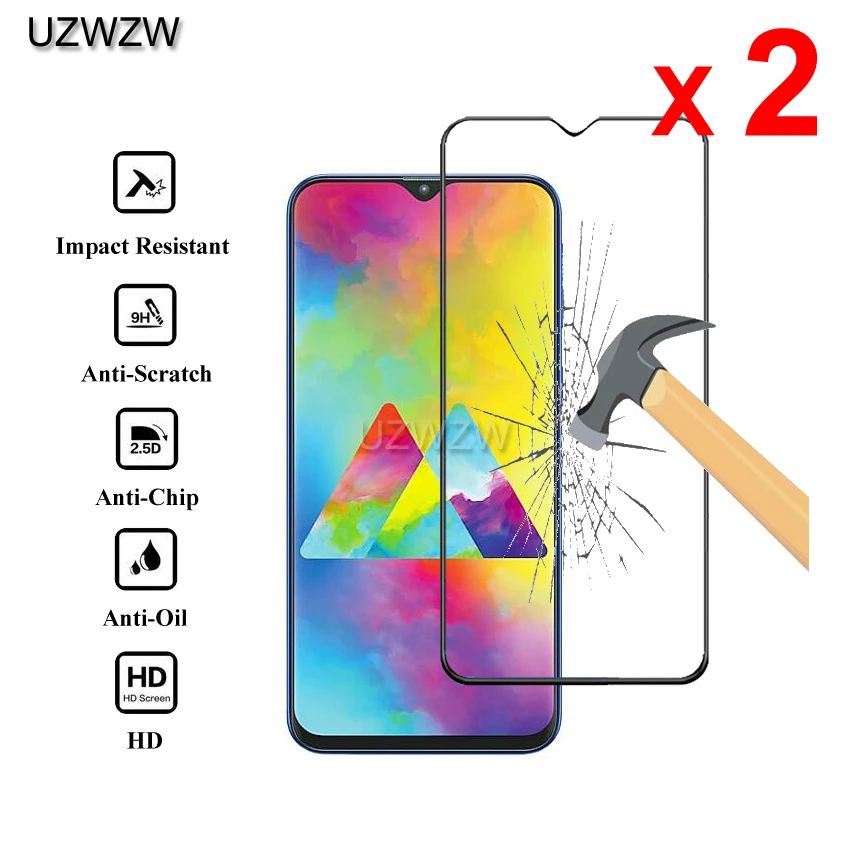 2 шт Стекло для samsung Galaxy M20 полное покрытие 0,26 мм экран защитное закаленное стекло для samsung Galaxy M20 стекло