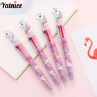 Ручка для творчества Yatniee, 6 цветов, шариковая ручка с рисунком единорога, 1 шт.