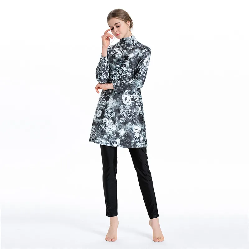 Водонепроницаемый Буркини 2021 новый солнцезащитный Мусульманский купальник с