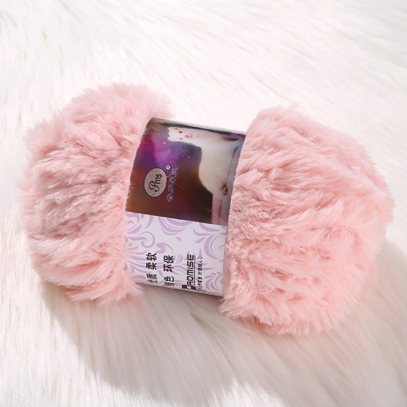 Новый искусственный мех пряжа длинные волосы мохер шерсть кашемир для ручная