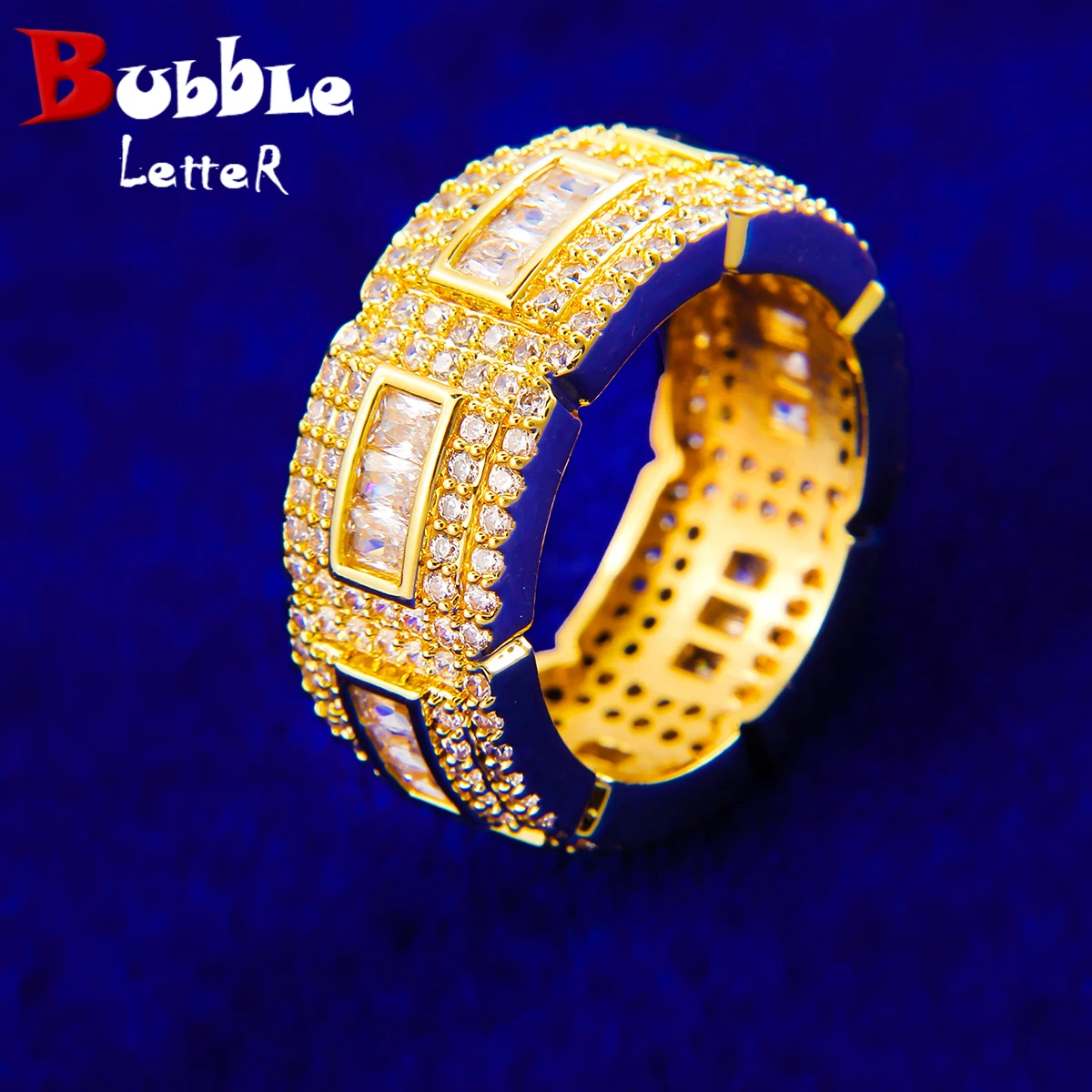 

Мужское кольцо в стиле хип-хоп