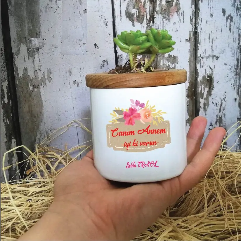 

Personalized Dear Mom Themed Sukulent