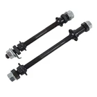 Велосипедная ступица, передняя и задняя стальная твердая Ось шпинделя, ось для велосипеда, для велосипеда, Fixie, BMX, MTB, шпажка, 150 мм, 180 мм