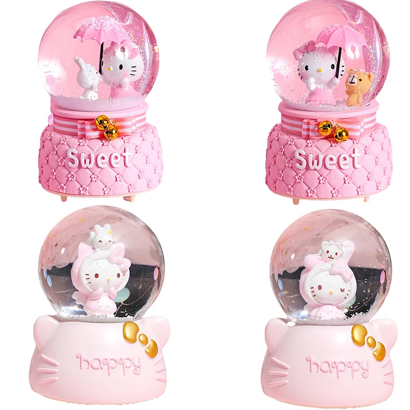 

Милые аксессуары Sanrio мультфильм Hello KT Littletwinstar милый аниме мультфильм фонарь Снежный фотографический подарок для девочек