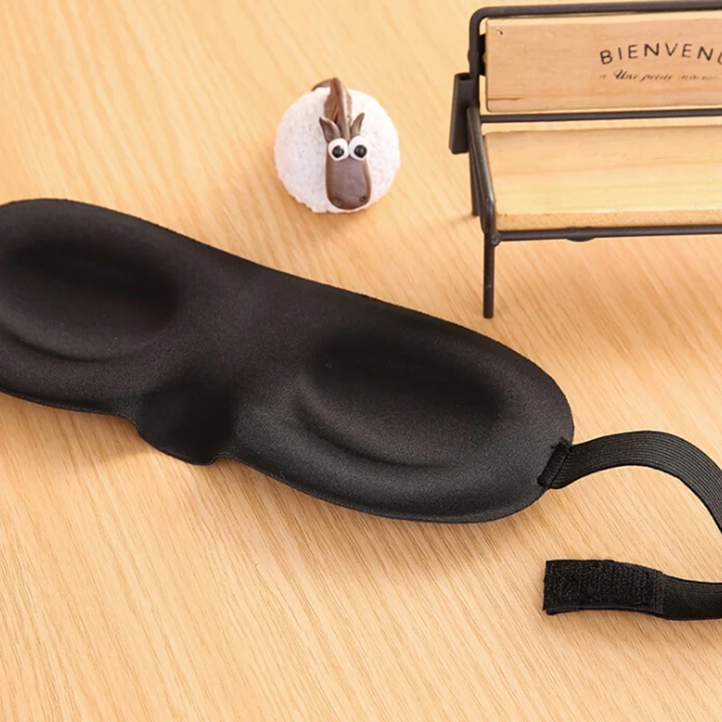 3D спальный маска для глаз 1 шт. 2 стиля сна во время путешествий мягкий натуральный