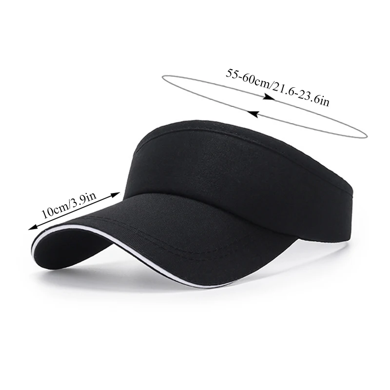 

Unisex Outdoor Adjustable Sun Hat Beach Sport Women Men Sunscreen Summer Caps Fashion Tennis Travel Beach Empty Top Hats
