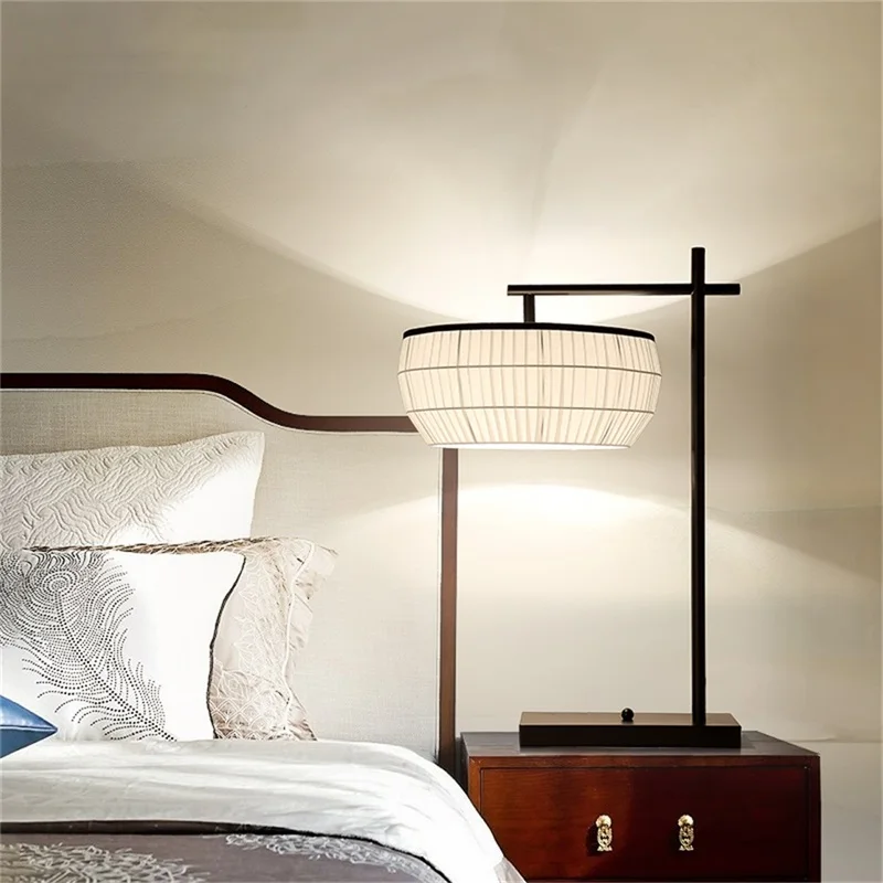 Светодиодная настольная лампа AOSONG современный дизайн черная роскошсветильник