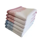 6 шт., Женский хлопковый платок с принтом, 45x45 см