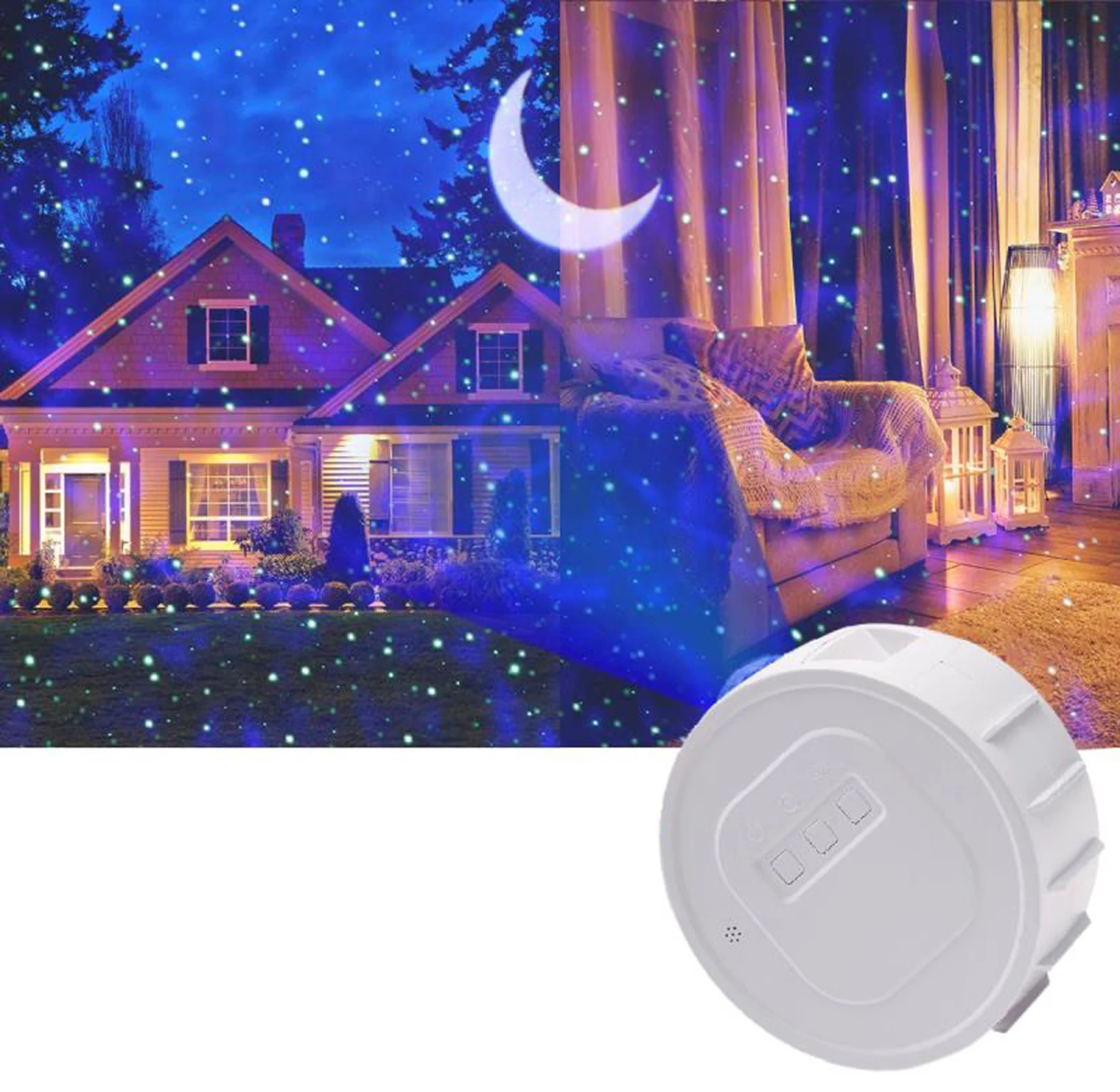 Лазерный проектор галактики звездное небо вращающийся водяной машущий ночник