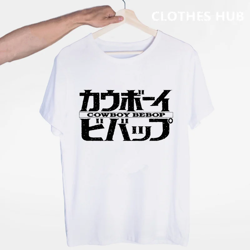 Футболка с круглым вырезом и коротким рукавом в стиле японского аниме|Мужские