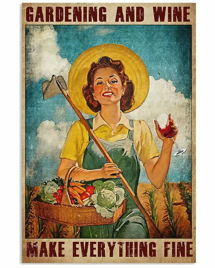 

Винтажные оловянные знаки «сделай всё хорошо» для садоводства и вина, железная живопись, Настенный декор, настенная пластина, плакат, Насте...