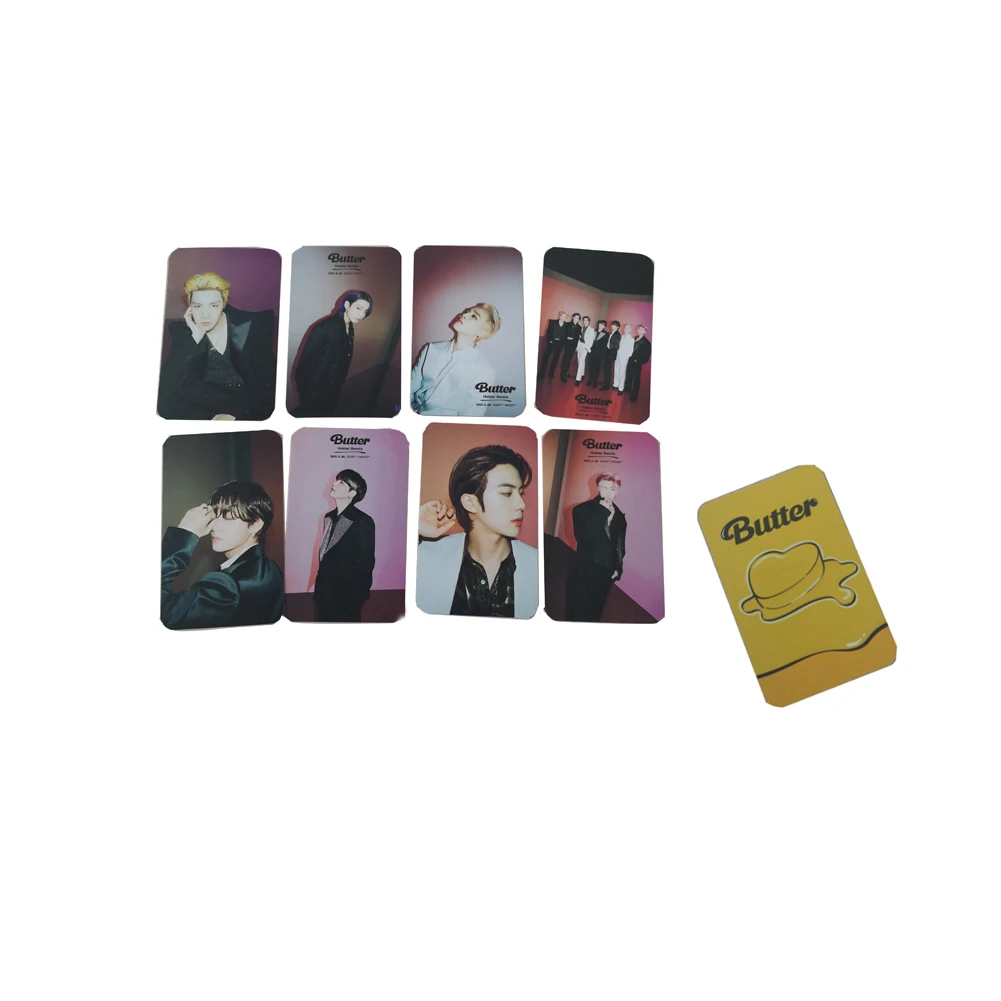 

KPOP Bangtan Boys Butter Double Sided Postcards LOMO Cards JIMIN JIN SUGA J-HOPE Fans Collection