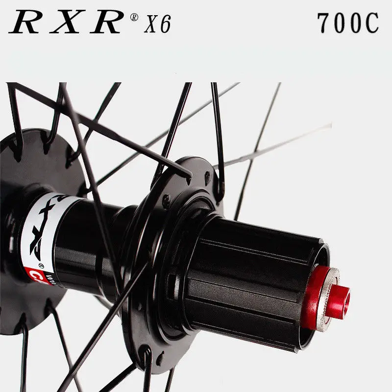 RXR 7-11 speed 700C комплект колес для шоссейного велосипеда колеса из алюминиевого сплава V тормозные клинчеры передние задние колеса подходят 7-11 S кассеты