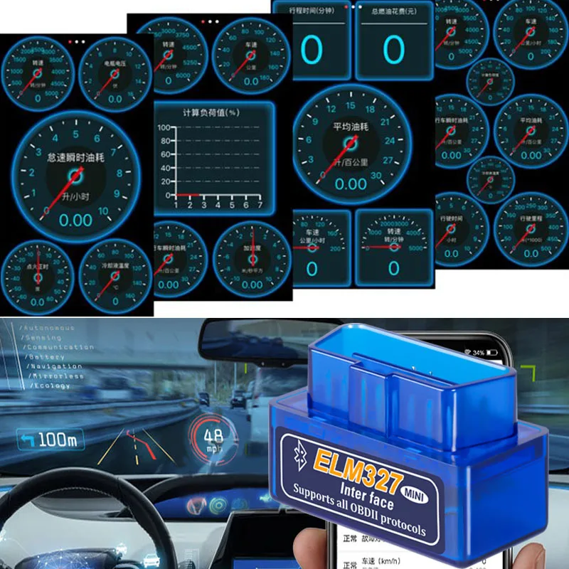 Bluetooth-сканер OBD2 ELM327 диагностические инструменты для Toyota Honda Mazda Mitsubishi Lexus nsecret Suzuki