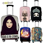 Хиджаб с лицом мусульманской Исламской девушки глазаРамадан кареем Чехлы для багажа аксессуары для путешествий Чехол для костюма чехол Чехлы на колесиках для путешествий
