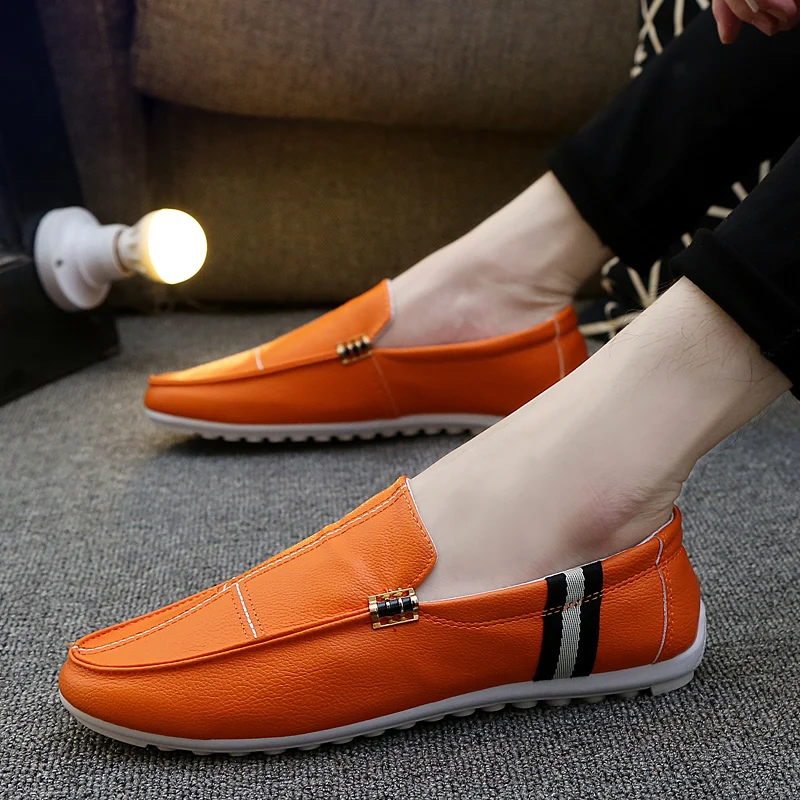 Мужские ботинки без шнуровки Chaussure Homme дешевые итальянские кожаные мужские