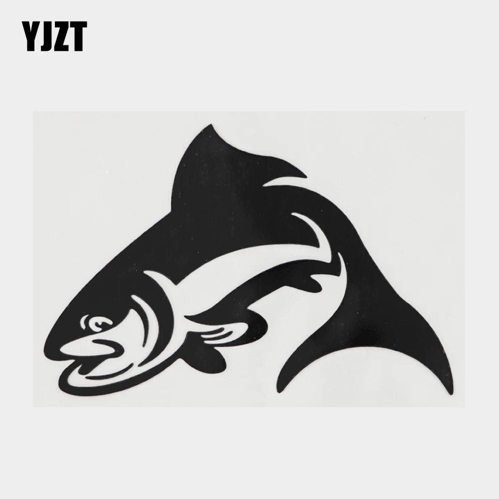 

YJZT 14.5CM×9.8CM Personality Marine Animal Fish Vinyl Decal Car Sticker 18A-0534