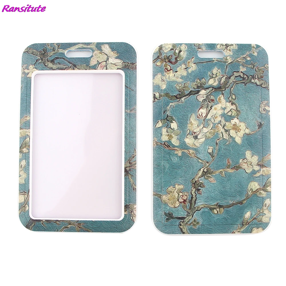 Модный держатель для карт с рисунком Ван Гога ремешком | Канцтовары офиса и дома