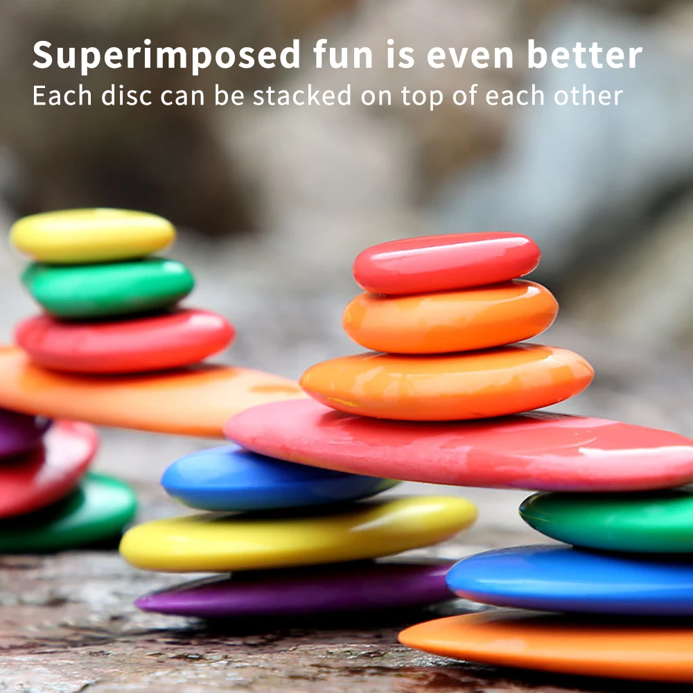 

2021 New Stacking Stone Jenga Building Blocks Early Learning Wooden Colorful Stone Blocks Educational Toy For Children