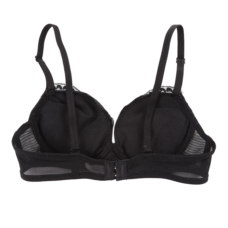 X женский сексуальный цветочный кружевной толстый бюстгальтер на косточках