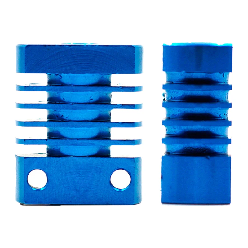 22x27 мм Алюминиевый Радиатор Охлаждающие блоки для 3D принтера экструдер MK10 синий |